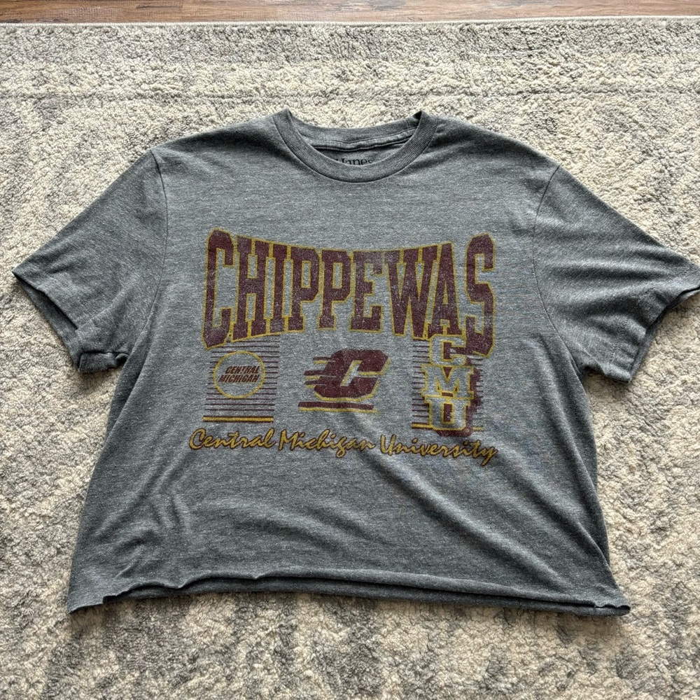 Central Michigan cropped tee- M